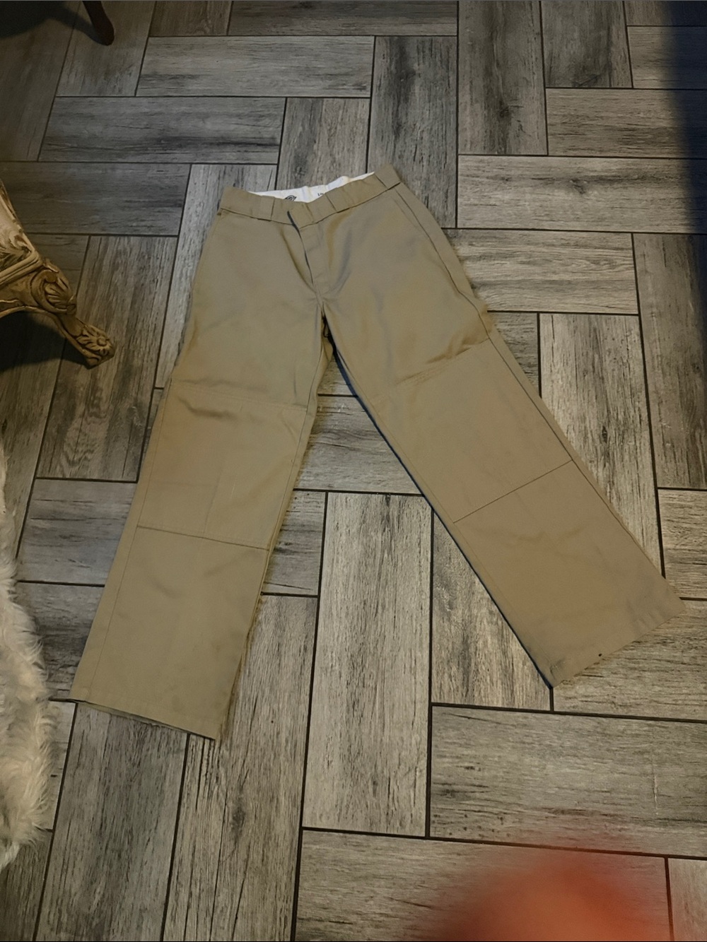 Dickies Tan Straight-Leg Work Chinos